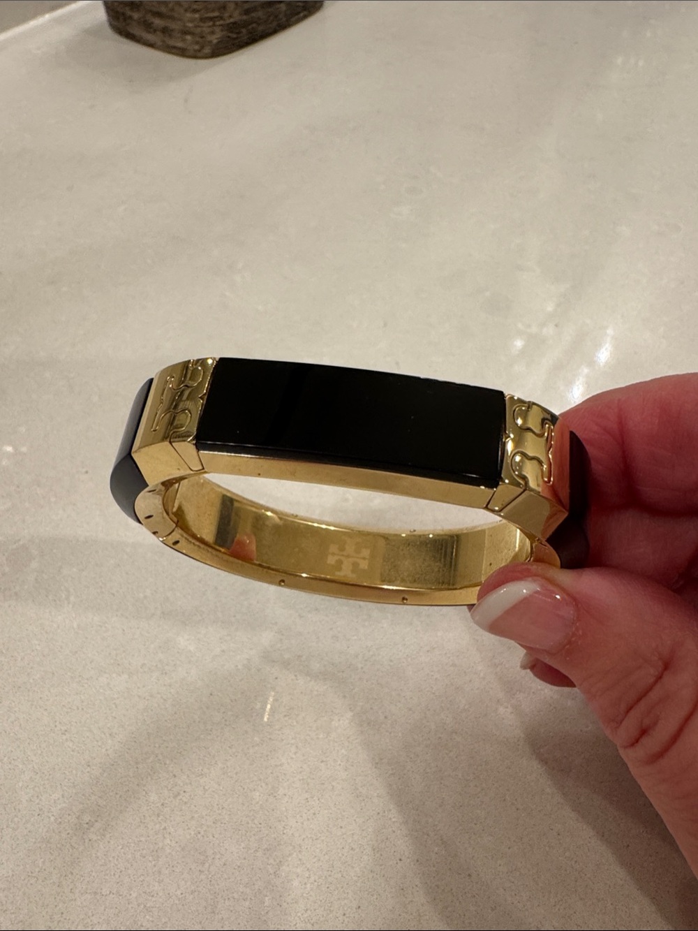 Tory Burch Gold and Navy  Bangle Wearable